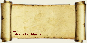 Aleksa Nenadić vizit kartica